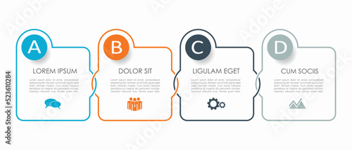 Infographic design template with place for your data. Vector illustration.