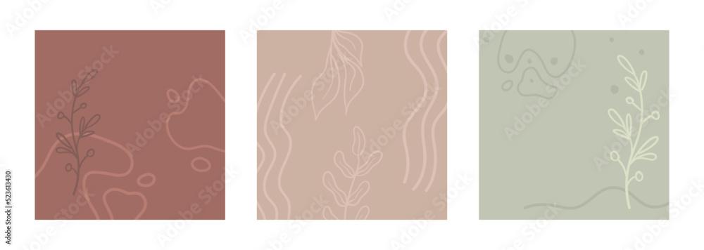 Vector abstract backgrounds with floral and organic elements. Texture design suitable for social media posts, mobile apps, banners design. Vector abstract backgrounds with floral and organic elements. Texture design suitable for social media posts, mobile apps, banners design.