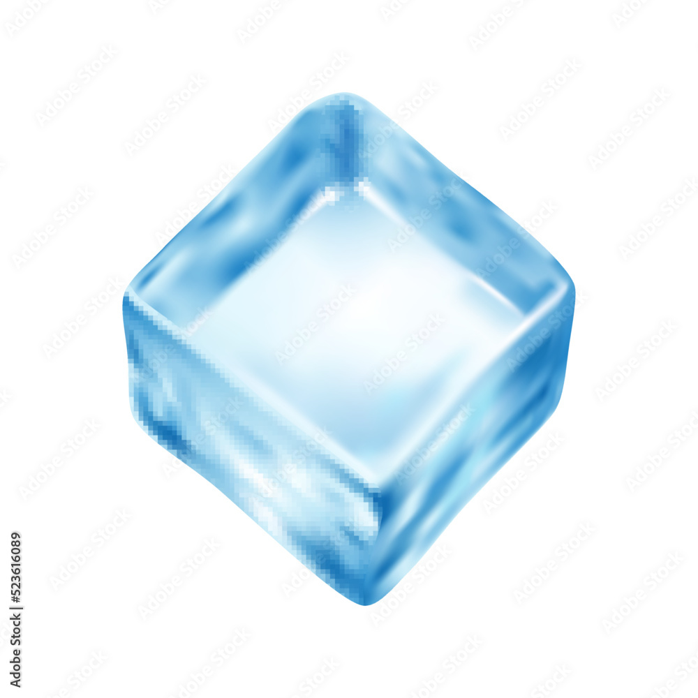 Realistic Ice Cube Realistic Ice Cube