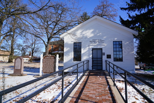 National Historical site of the Birthplace of the Republican Party in Ripon, Wisconsin