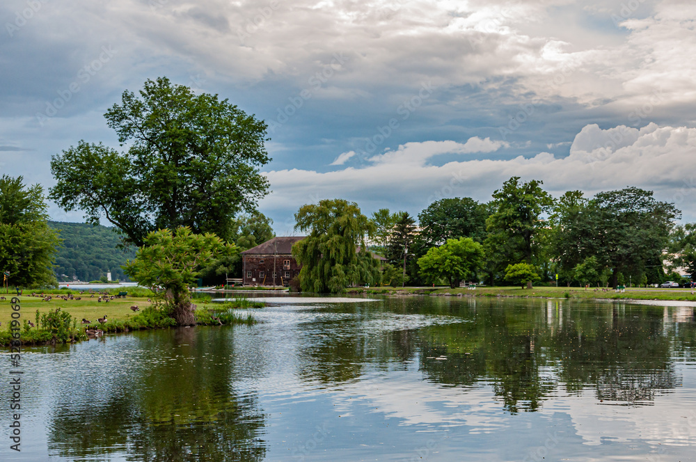 Thunderstorm at the Lake, Finger Lakes Region, New York, USA, New York Thunderstorm at the Lake, Finger Lakes Region, New York, USA, New York