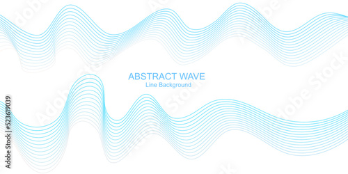 Abstract modern colorful wavy stylized line background .blending gradient colors It used for Web, Mobile Applications, Desktop background, Wallpaper, Business banner, poster. It make using blend tool.