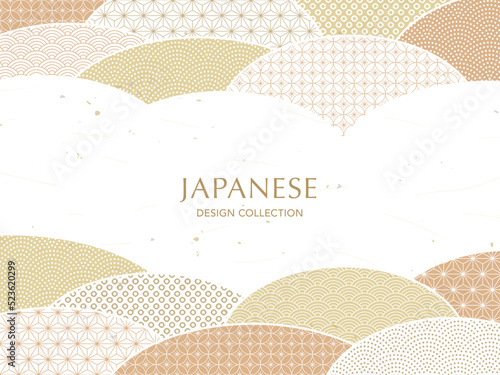 和柄のデザイン。抽象的な背景テンプレート。