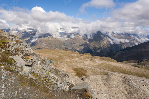 Vue sur les sommets depuis le Gornergrat