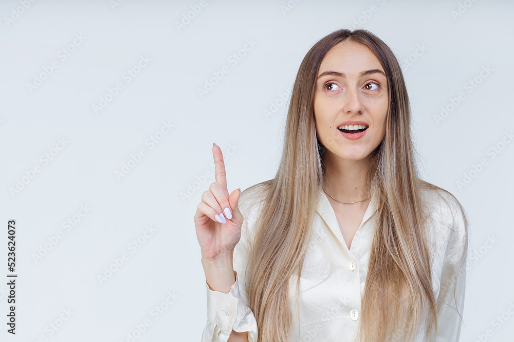 young beautiful woman feels happy, surprised and cheerful, smile young beautiful woman feels happy, surprised and cheerful, smile
