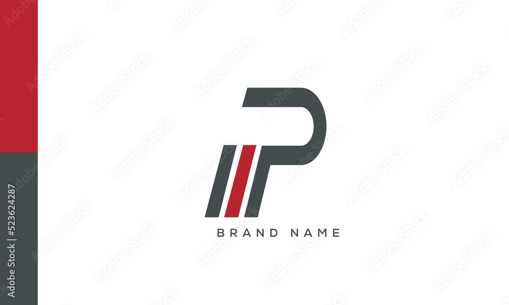 Alphabet letters Initials Monogram logo MP, PM, M and P Stock Vector ...