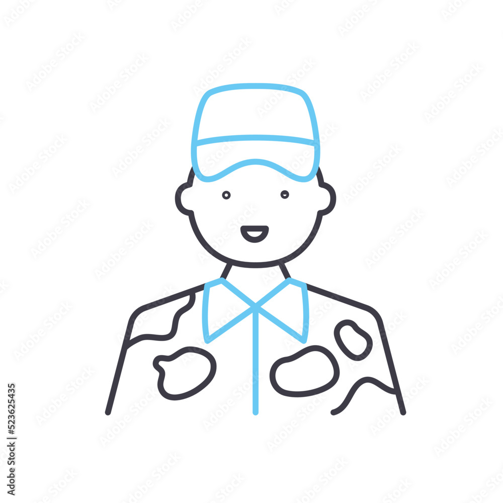 backpack line icon, outline symbol, vector illustration, concept sign backpack line icon, outline symbol, vector illustration, concept sign