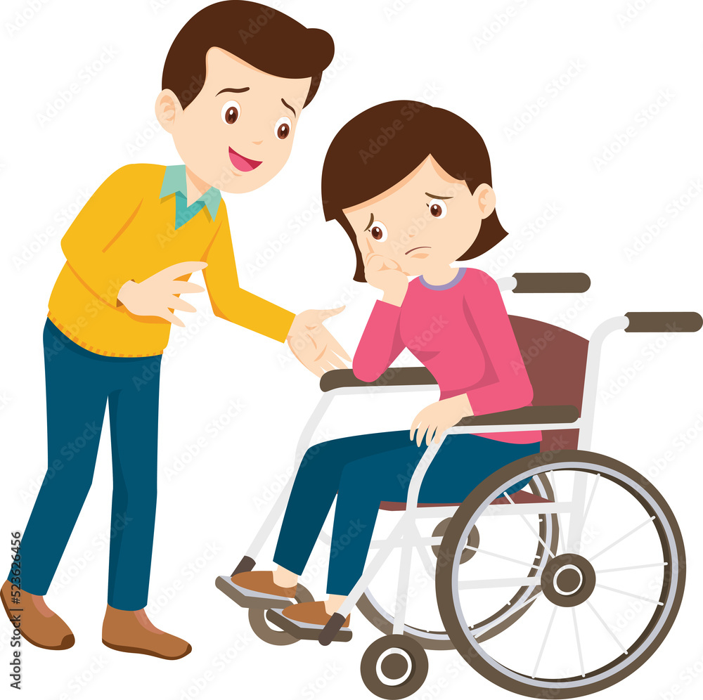 Wheelchair people for elderly and handicapped patients Wheelchair people for elderly and handicapped patients