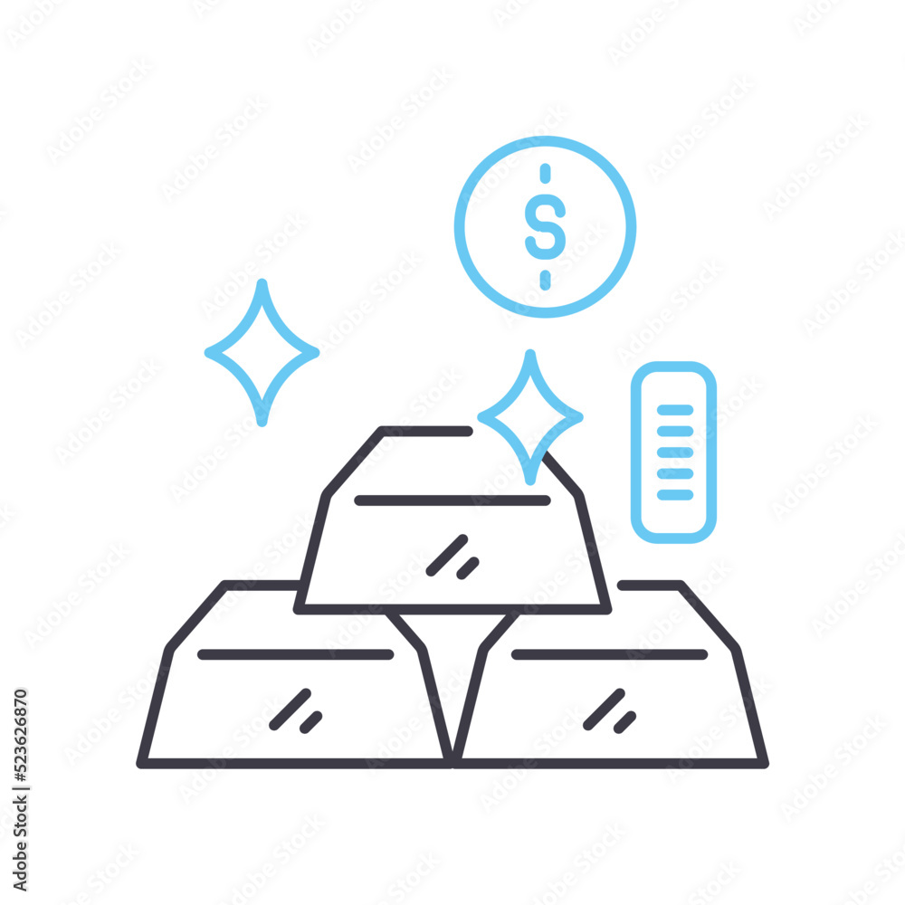 bilion line icon, outline symbol, vector illustration, concept sign bilion line icon, outline symbol, vector illustration, concept sign
