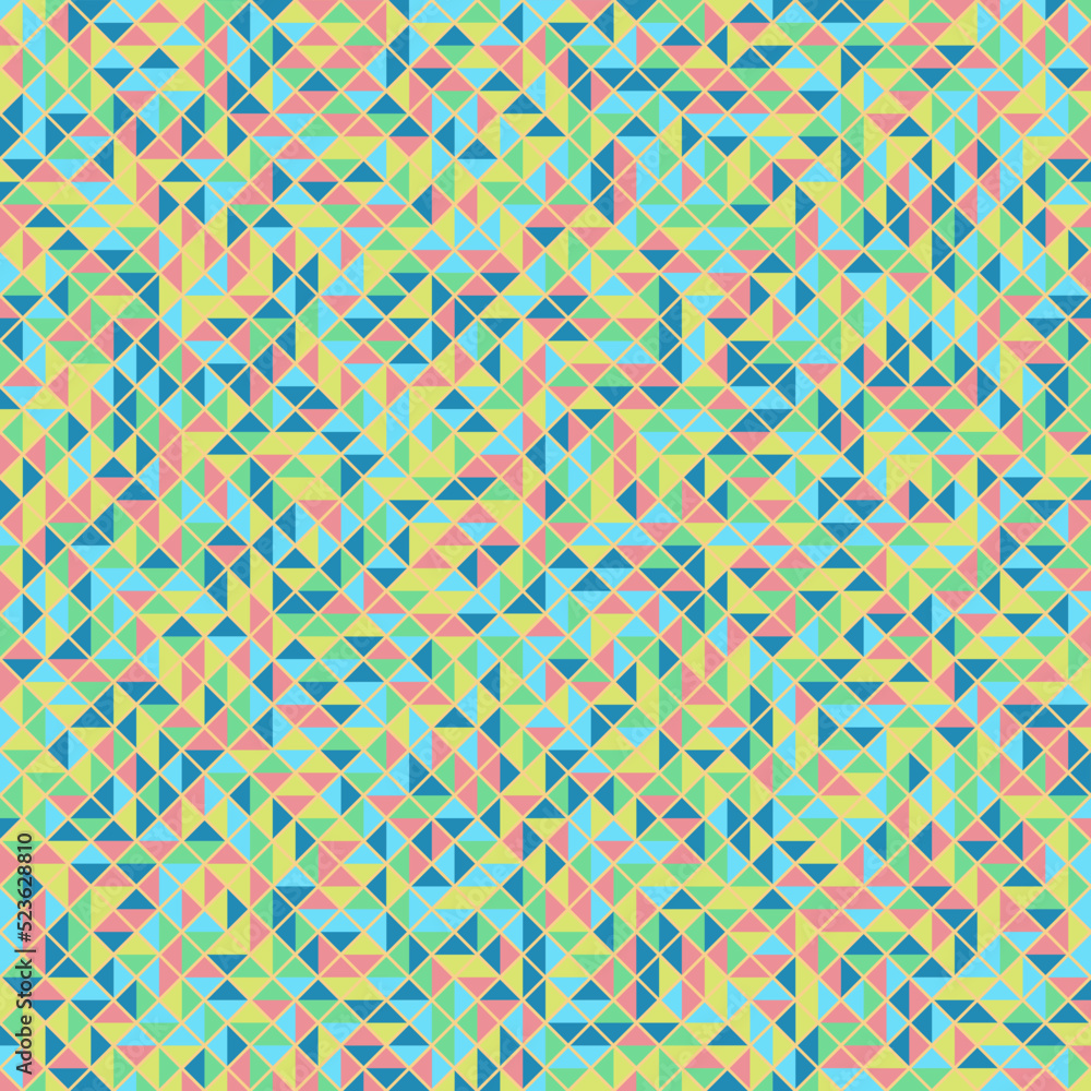 Color Rhombus tile tessellation pattern illustration Color Rhombus tile tessellation pattern illustration