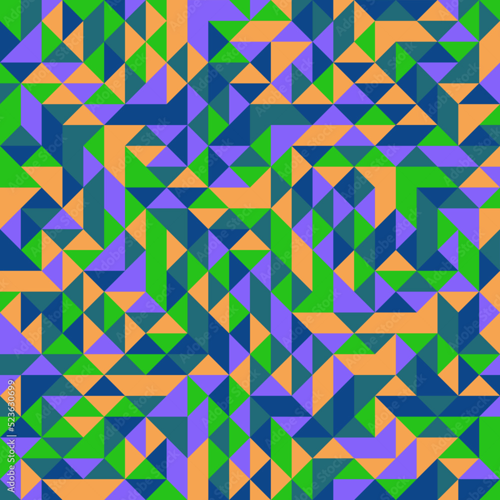 Color Rhombus tile tessellation pattern illustration Color Rhombus tile tessellation pattern illustration