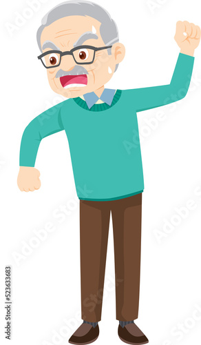expressing anger and emotion angry cartoon character