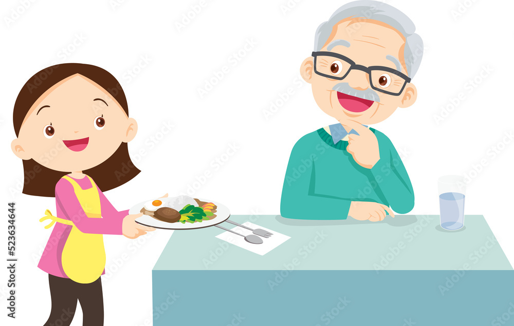 Grandparents,elderly people,grandfather and grandmother, characters in various activities Grandparents,elderly people,grandfather and grandmother, characters in various activities