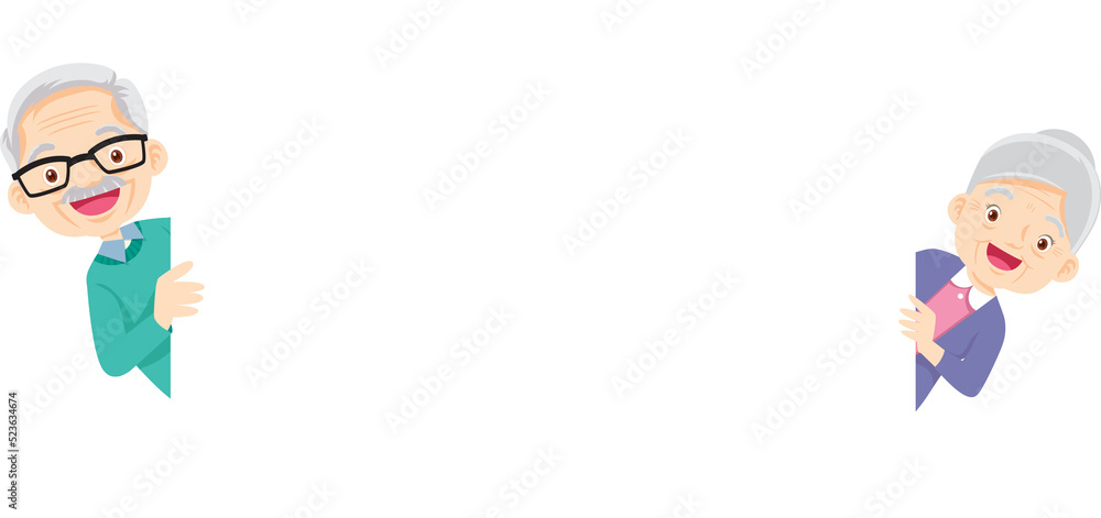 Grandparents,elderly people,grandfather and grandmother, characters in various activities Grandparents,elderly people,grandfather and grandmother, characters in various activities