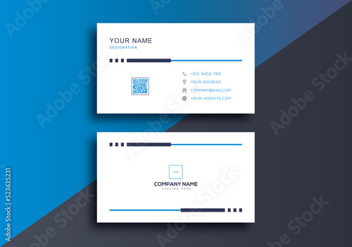 Business card design template, Clean professional business card template, visiting card, business card template.