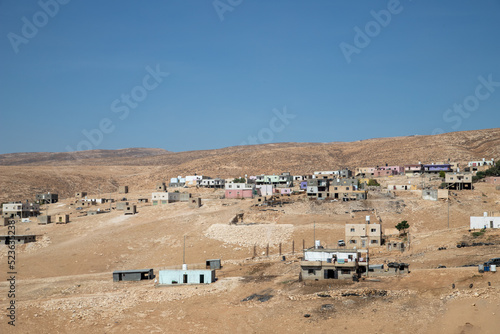Fotografia bedouin village in the desert