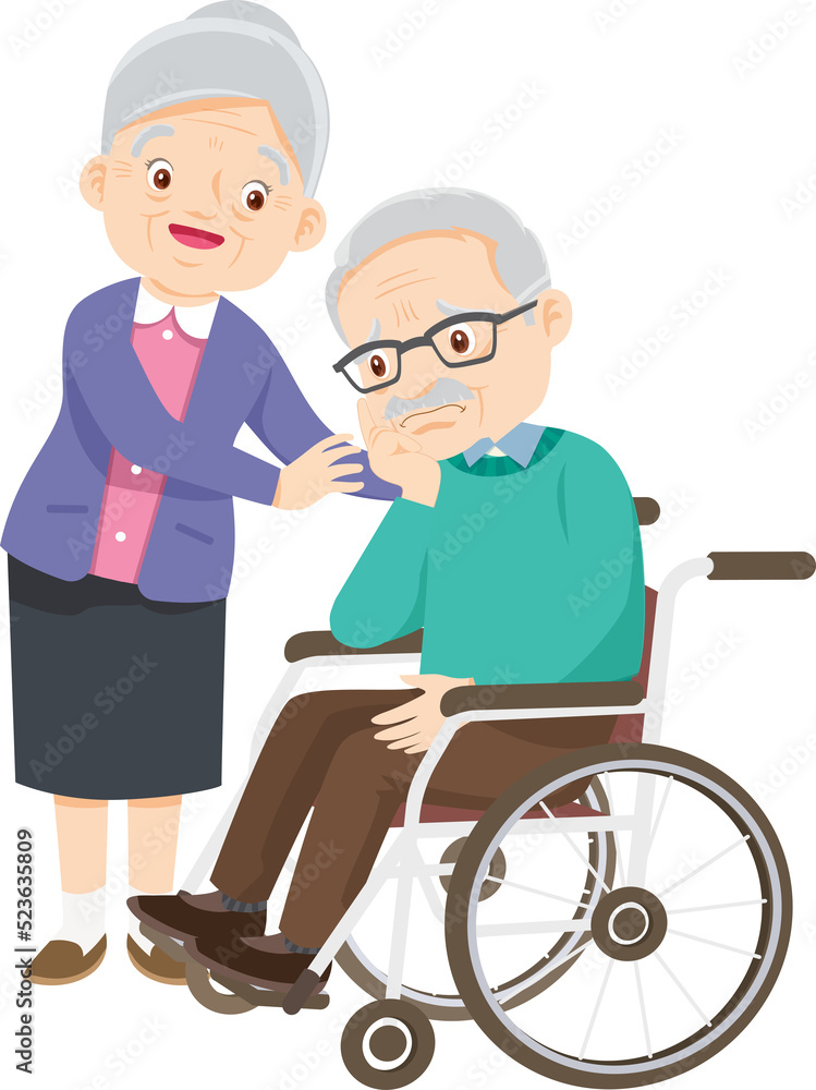 Grandparents,elderly people,grandfather and grandmother, characters in various activities Grandparents,elderly people,grandfather and grandmother, characters in various activities