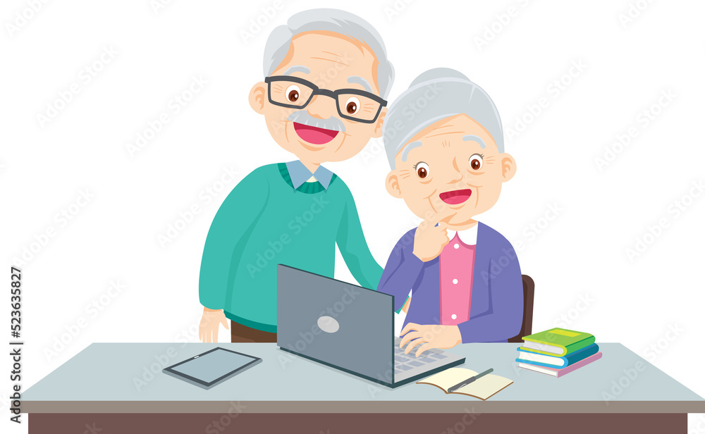 Grandparents,elderly people,grandfather and grandmother, characters in various activities Grandparents,elderly people,grandfather and grandmother, characters in various activities