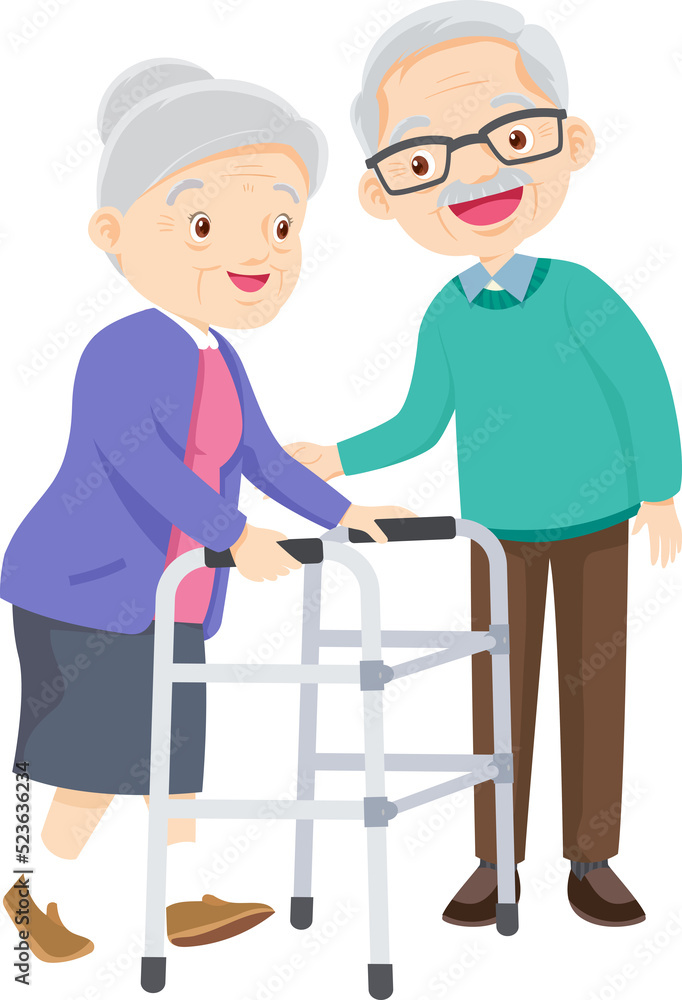 Grandparents,elderly people,grandfather and grandmother, characters in various activities Grandparents,elderly people,grandfather and grandmother, characters in various activities