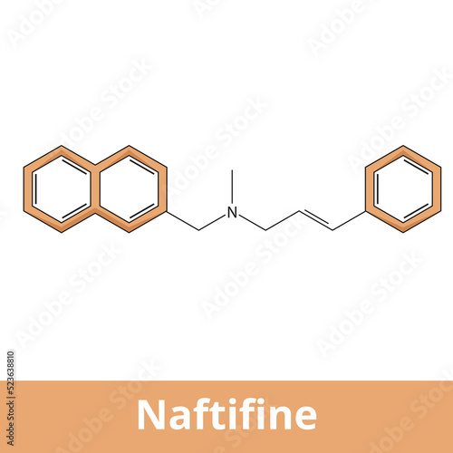Naftifine hydrochloride. An allylamine antifungal drug for the topical treatment of tinea pedis, tinea cruris, and tinea corporis (topical fungal infections).