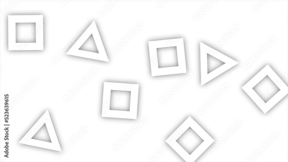 Animated white color Moving shape background Animated white color Moving shape background