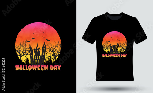 New Halloween night Party T Shirt Design