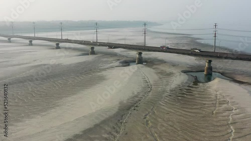 Wallpaper Mural Aerial view of Jamuna bridge. bangabandhu bridge. Torontodigital.ca