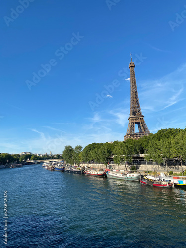 Eiffel Tower from the Seine © spilledtea