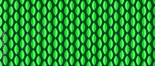 Green leaf flat nature plant seamless pattern as cover, paper, banner and background
