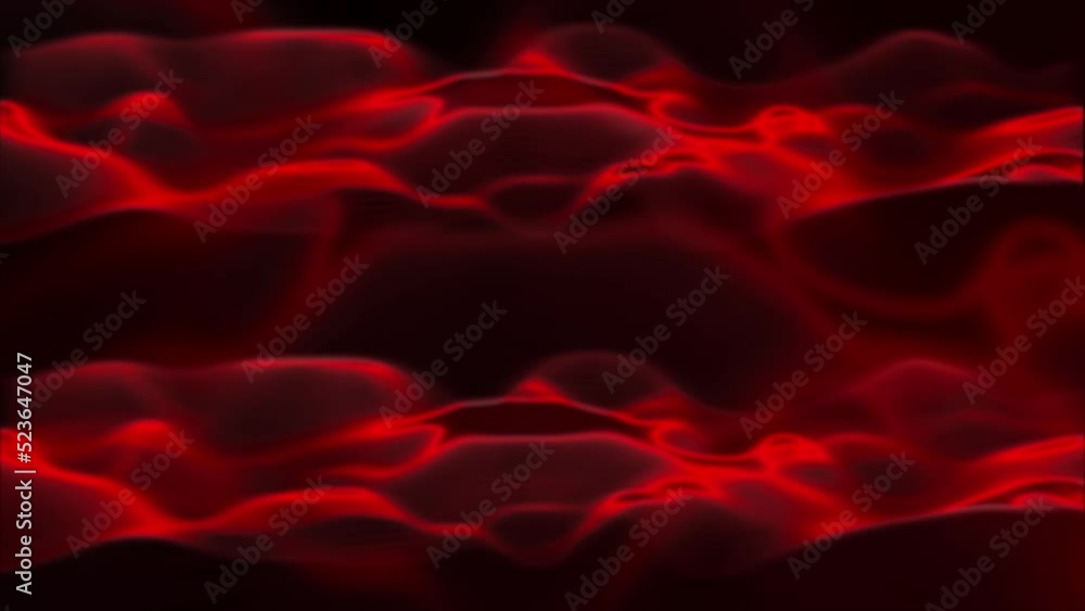 Animated Red color glossy wavy pattern background Animated Red color glossy wavy pattern background
