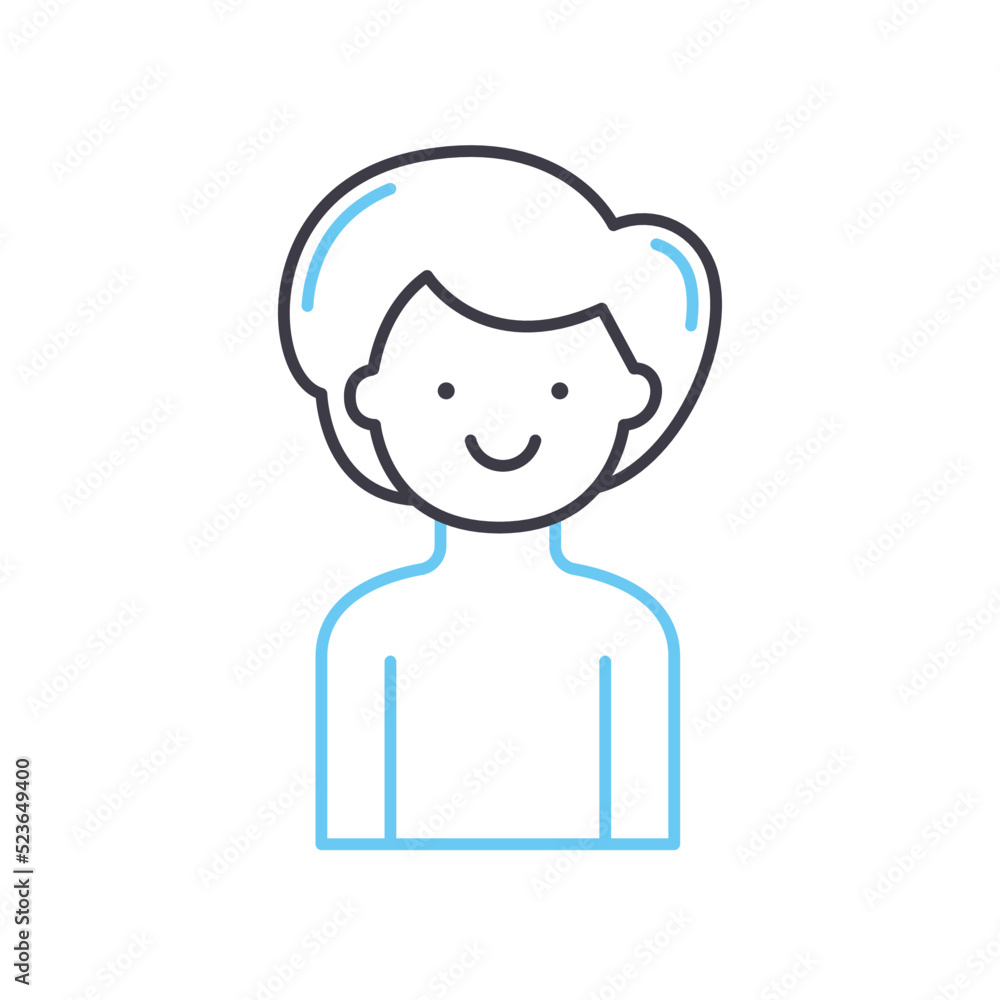 electric shaver line icon, outline symbol, vector illustration, concept sign electric shaver line icon, outline symbol, vector illustration, concept sign