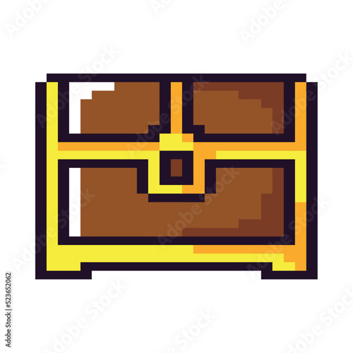 treasure chest pixel art