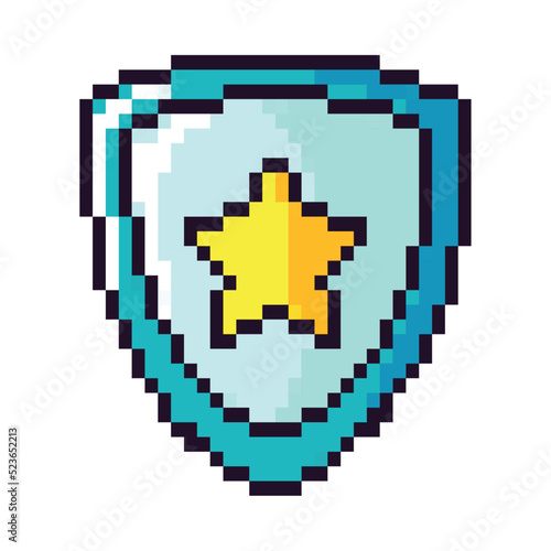 shield pixel art