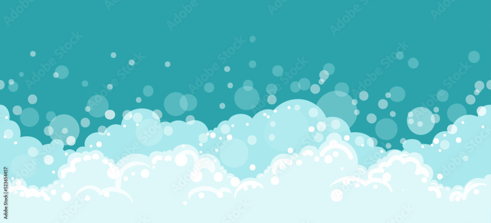 Bubbles foam sample Bubbles foam sample