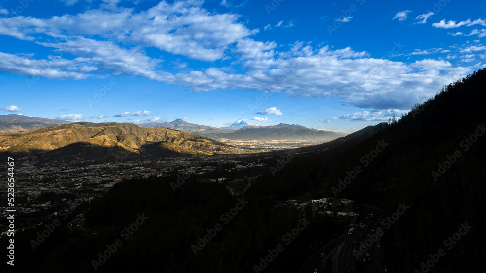 Fototapeta premium mountains and clouds