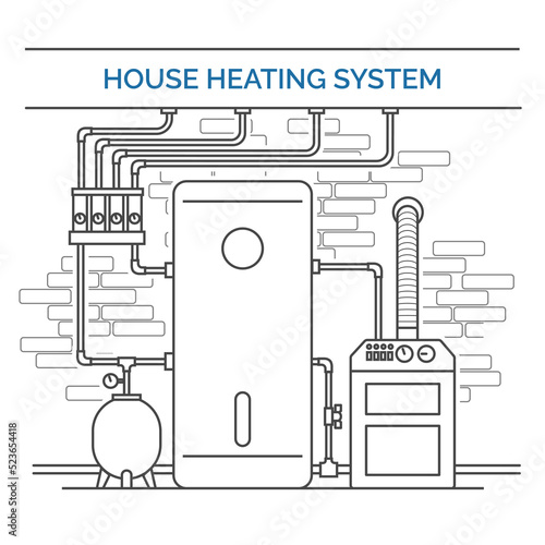 House heating system