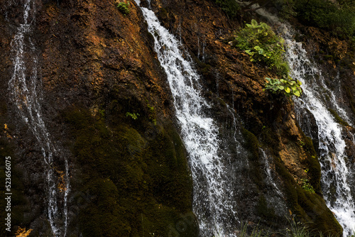 Waterfall of Fresh Clear Drinking Water From European Alps in Slovenia