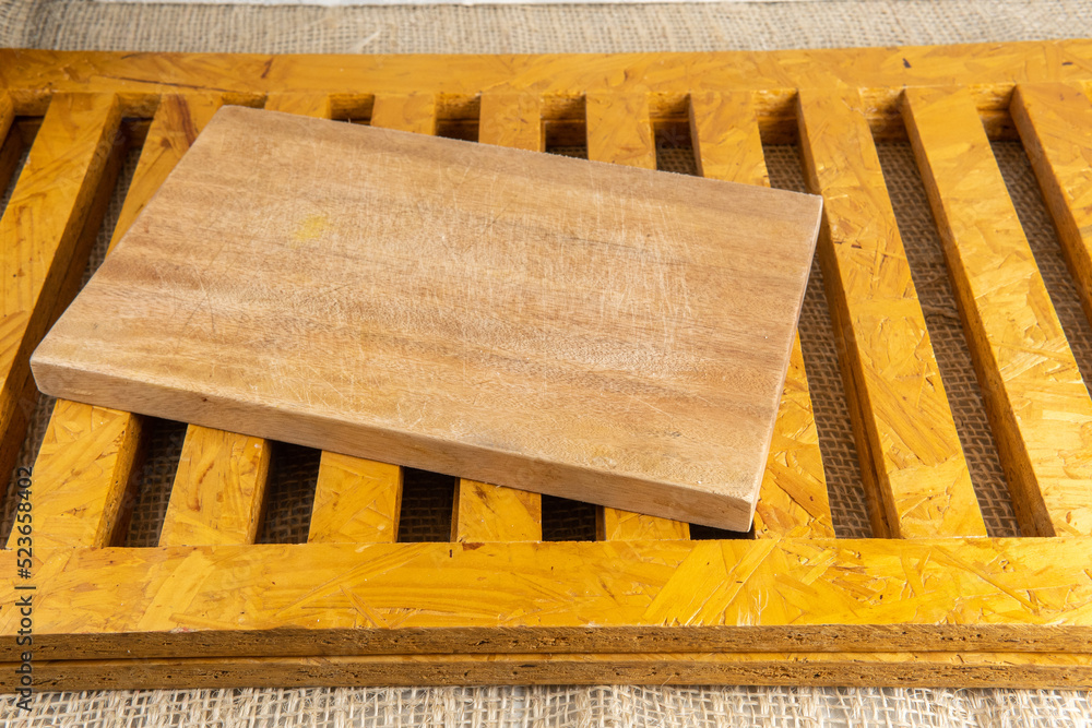Background of a kitchen chopping board to use as a product background Background of a kitchen chopping board to use as a product background