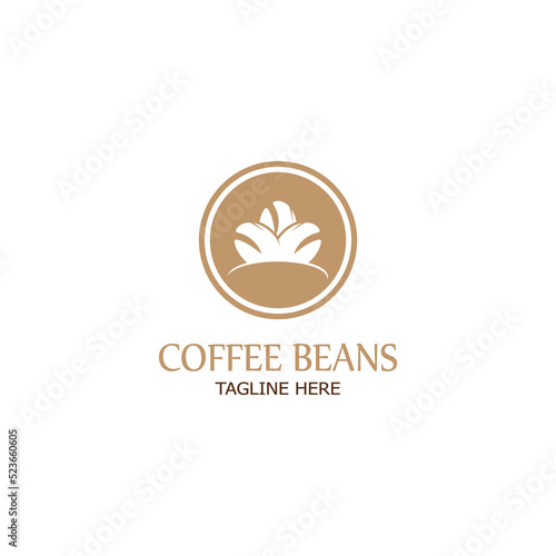 Fototapeta Naklejka Na Ścianę i Meble -  coffee bean icon vector