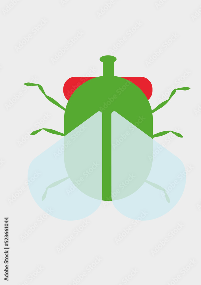 Fototapeta premium mosca vector