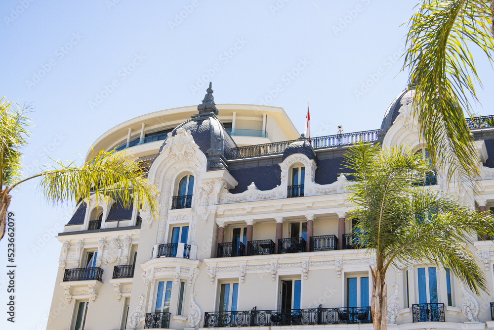 White Building with Black Roof Monaco