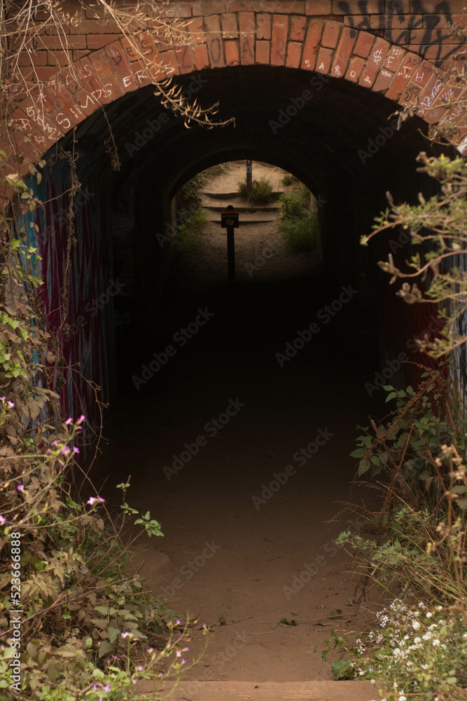 old stone bridge tunnel