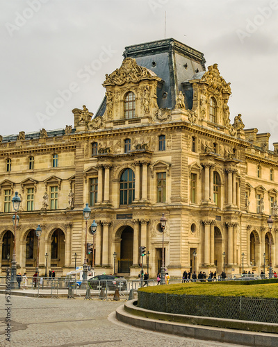 Louvre museum exterior
