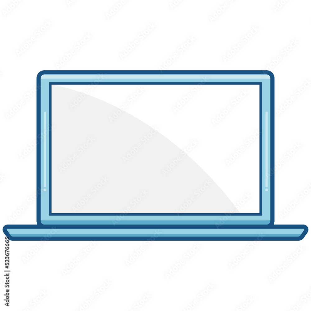 Laptop Flat Design Laptop Flat Design