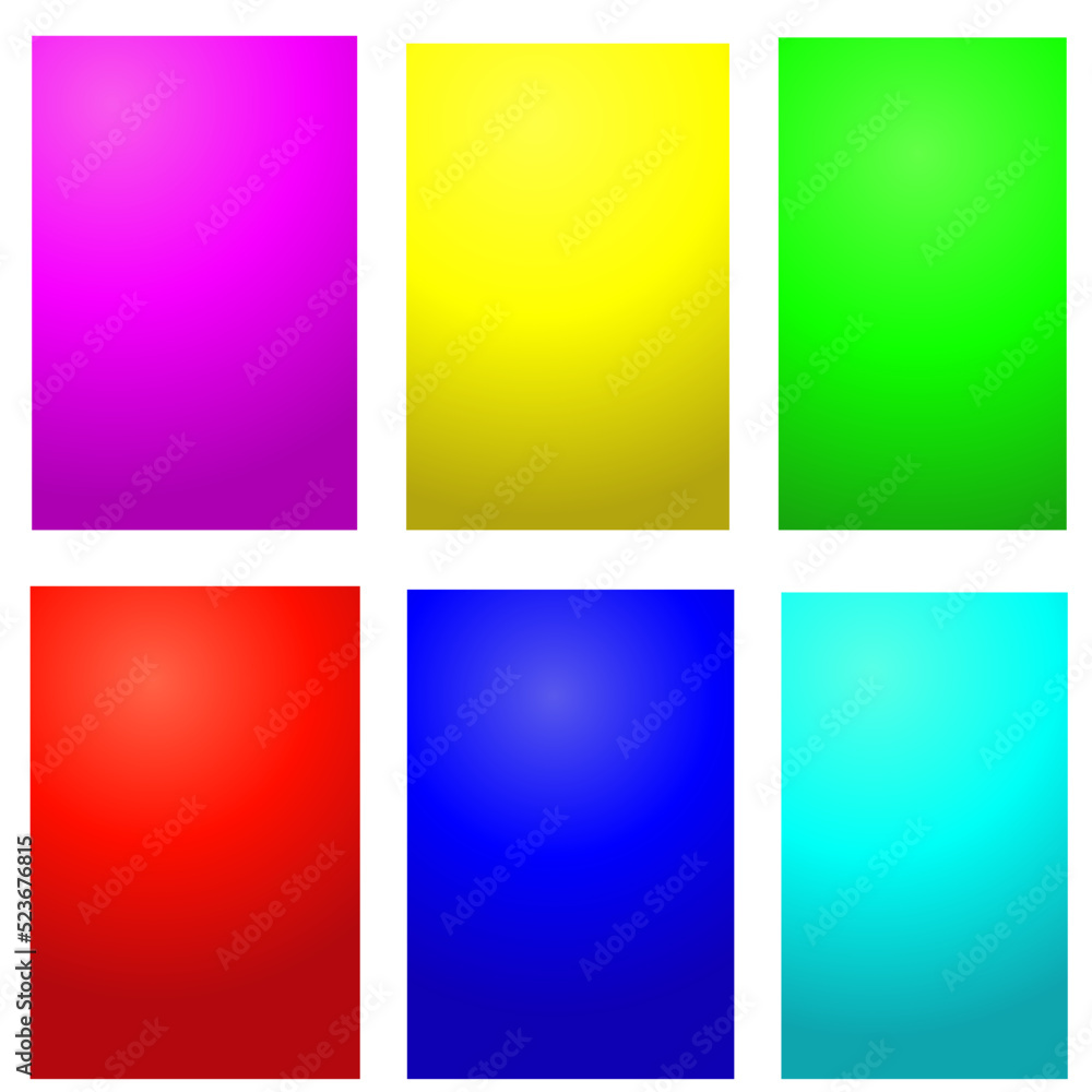 Multicolor gradient background for cover template, blured gradient