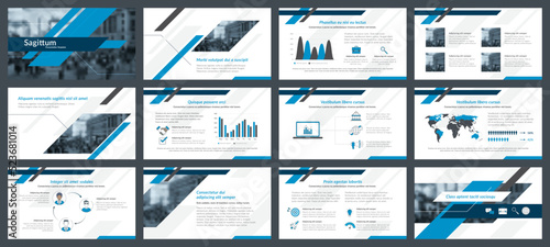 Elements of infographics for presentations templates. Annual report, leaflet, book cover design. Brochure layout, flyer template design. Corporate report, advertising template in vector Illustration. 