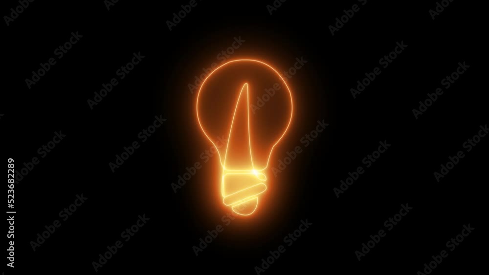 glowing bulb glowing bulb