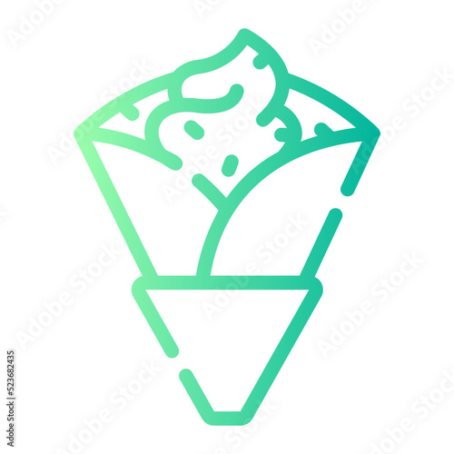 crepe gradient icon