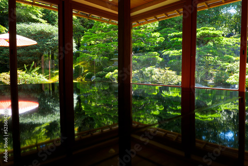 初夏の旧竹林院 滋賀県 日本