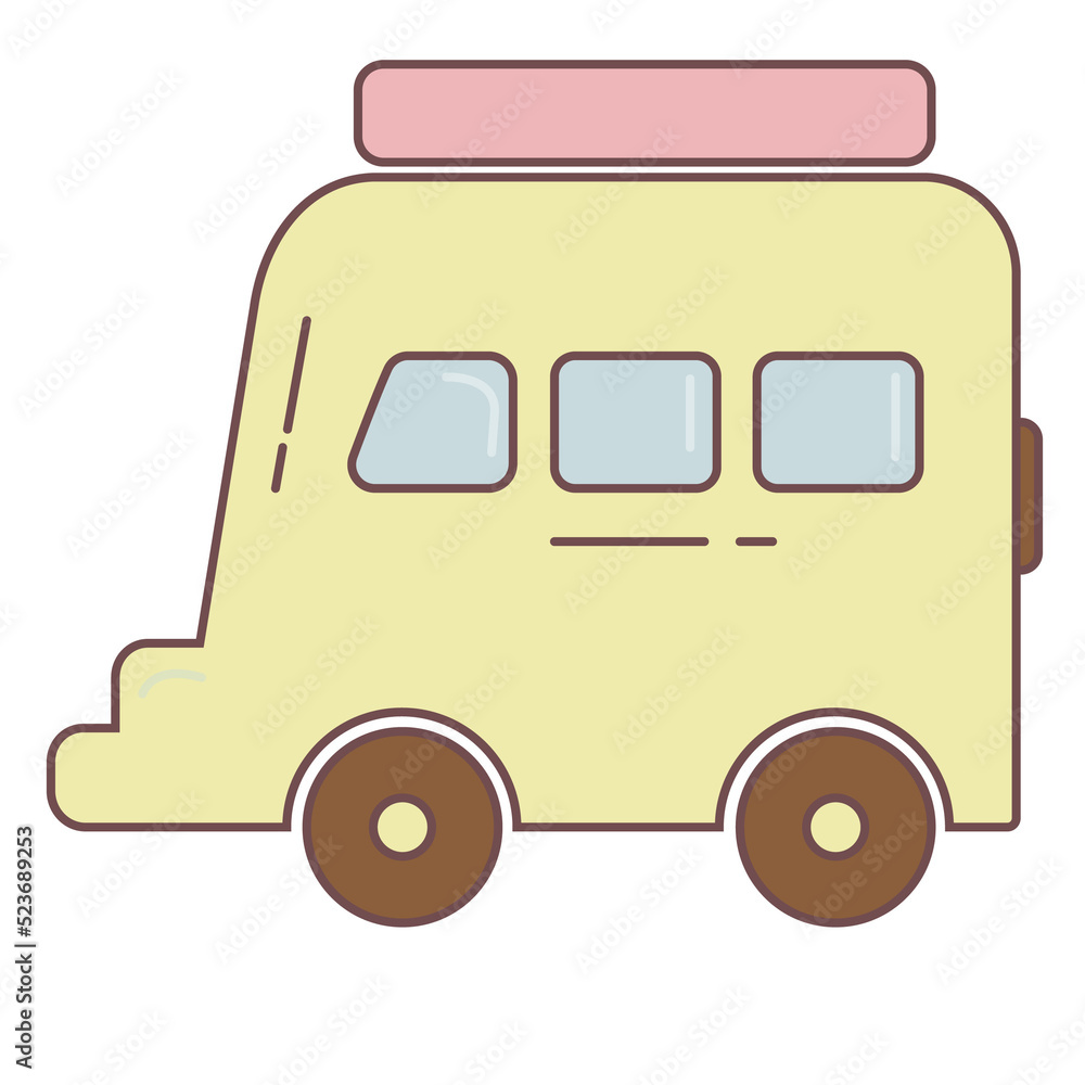 Travel icon bus 